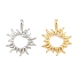 Латунные микро проложить кубического циркония подвески, солнечные чары
