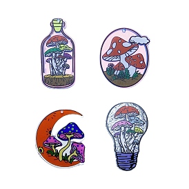 Mushroom Series Acrylic Pendants