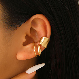 2шт. латунные серьги-манжеты, c-образный