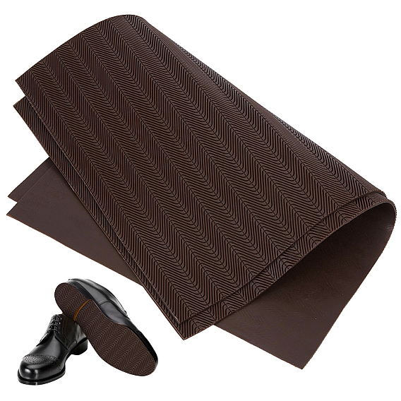 Synthetic Rubber Self Adhesive No Slip Shoe Sole Grips, Rectangle