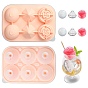 Silicone Rose Diamond Ball Shaped Molds