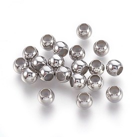 201 billes d'acier inoxydable, avec du plastique, perles de curseur, perles de bouchage, rondelle