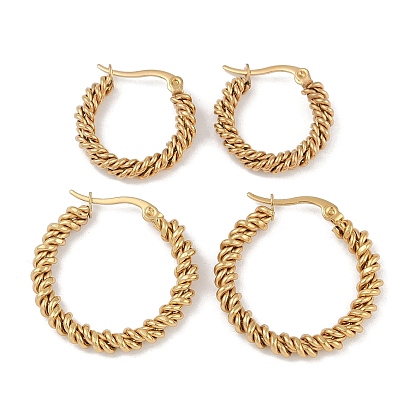 Вакуумное покрытие pvd 201 серьги-кольца из нержавеющей стали, с 304 штифта из нержавеющей стали