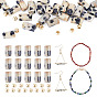 Diy jewelry making kits, Incluye 30piezas de cuentas de piedras preciosas naturales y 15piezas de cuentas de latón.
