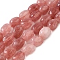Natural Malaysia Jade Beads Strands, Faceted, Oval, Dyed and Heated