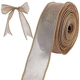 10 Yards Polyester Chiffon Ribbon, for Bowknot Making