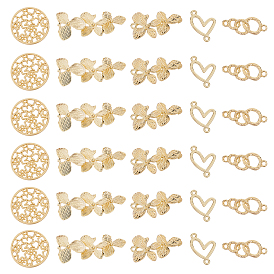 Alloy Links Connectors, Mixed Shapes