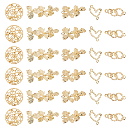 Alloy Links Connectors, Mixed Shapes