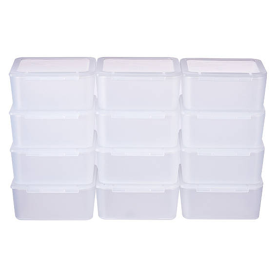 Пластиковые бисера контейнеры, кубические