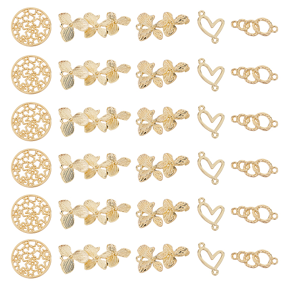 Alloy Links Connectors, Mixed Shapes