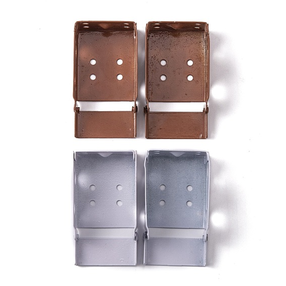 4 шт. 2 цвета полиоксиметилен (ПОМ) оконные заглушки для карнизов, крышка концевых упоров карниза потолка