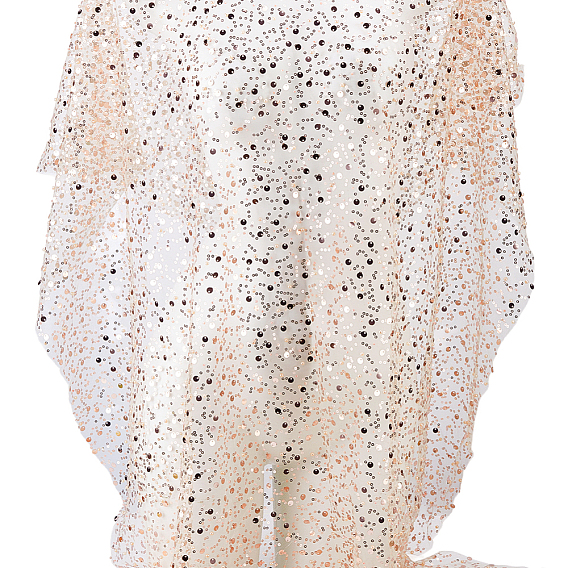 Сетчатая ткань из полиэстера с пайетками, для украшения костюмов