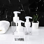 Refillable PETG Plastic Foaming Soap Dispensers, with PP Plastic Pump, for Shower, Liquid Soap