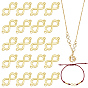 20Pcs Brass Links Connectors, Infinity
