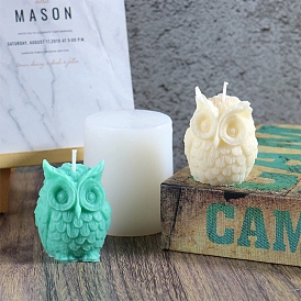 Owl Shape Candle DIY Food Grade Silicone Mold, Molds, For Candle Making