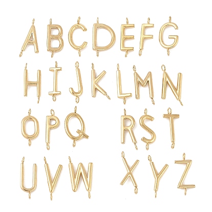26 шт. 26 стили 304 начальные соединительные подвески из нержавеющей стали, буквы a~z ссылки