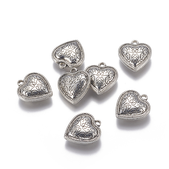 Пластмассовые подвески ccb, сердце