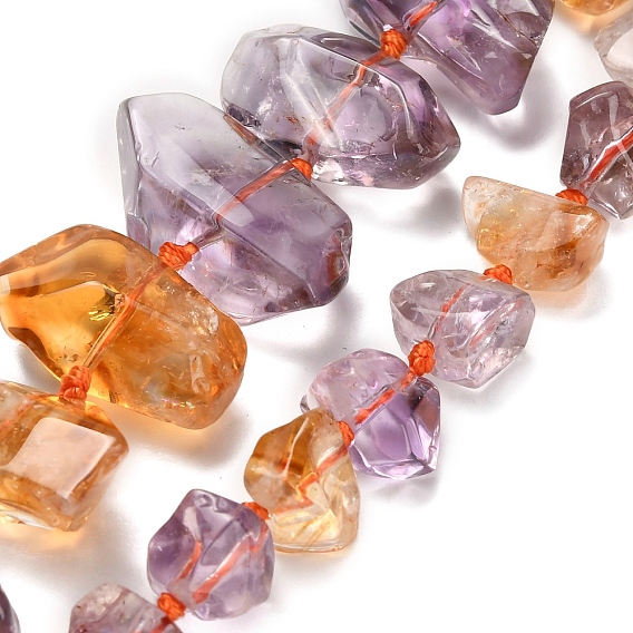 Природные Аметрин бисер нитей, самородки