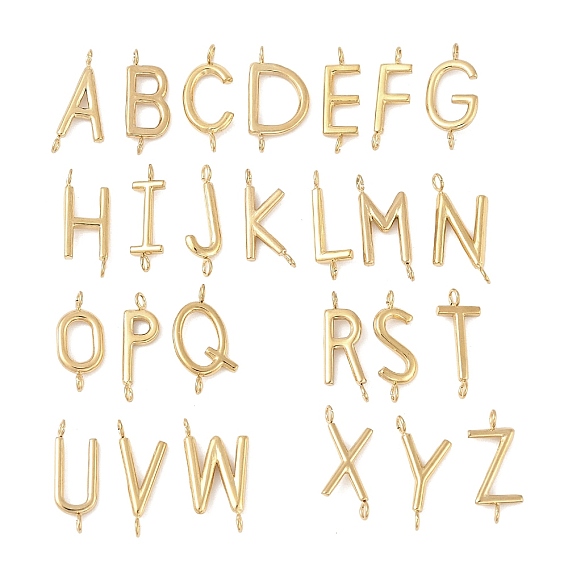 26 шт. 26 стили 304 начальные соединительные подвески из нержавеющей стали, буквы a~z ссылки