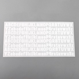 Selbstklebende Etikettenaufkleber aus Kunststoff, wasserfeste Aufkleber, Buchstabe a ~ z