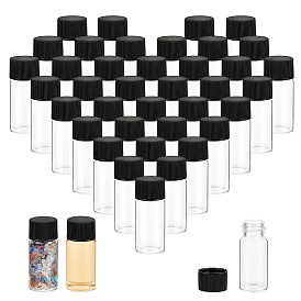 50Pcs Glass Empty Sample Bottle, Column