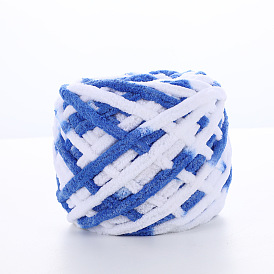Soft Crocheting Polyester Yarn, Thick Knitting Yarn for Scarf, Bag, Cushion Making