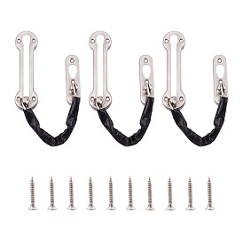 Дверной замок из нержавеющей стали, противоугонная застежка, аксессуары для задней блокировки