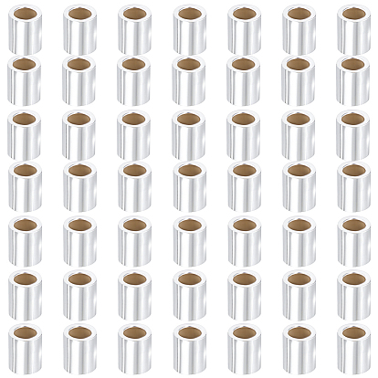 100шт. 925 бусины-разделители из стерлингового серебра, колонка