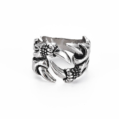 Men's Alloy Cuff Finger Rings, Open Rings, Cadmium Free & Lead Free