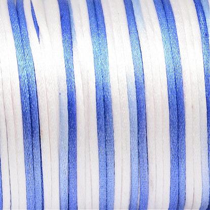Segment Dyed Polyester Cord, Satin Rattail Cord