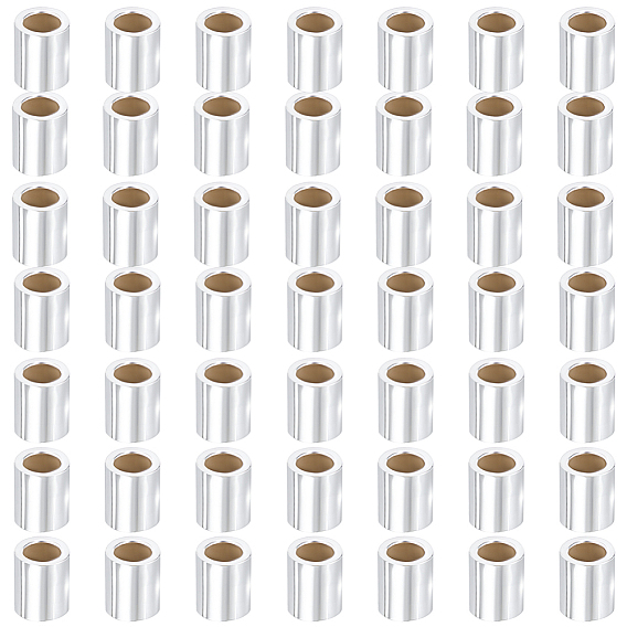 100шт. 925 бусины-разделители из стерлингового серебра, колонка