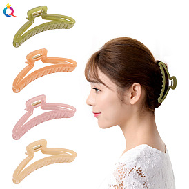 Chic Hair Accessories Set for Women - Moon-Shaped Clip, Back Bun Holder, Shark Tooth Clamp & Decorative Pins