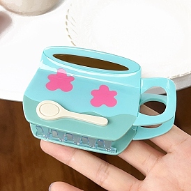 Заколки для волос с когтями из ацетата целлюлозы (смола), аксессуары для волос для женщин и девочек, чашка