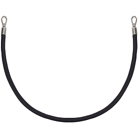 Круглые ручки для сумок из искусственной кожи, с поворотными застежками сплава, платина