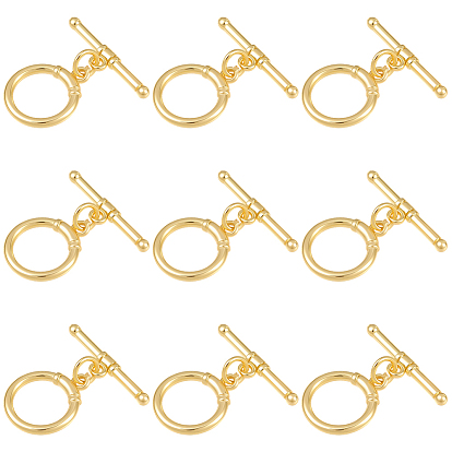 10 комплекты латунных застежек-тоглов, с прыжковых колец, кольцо
