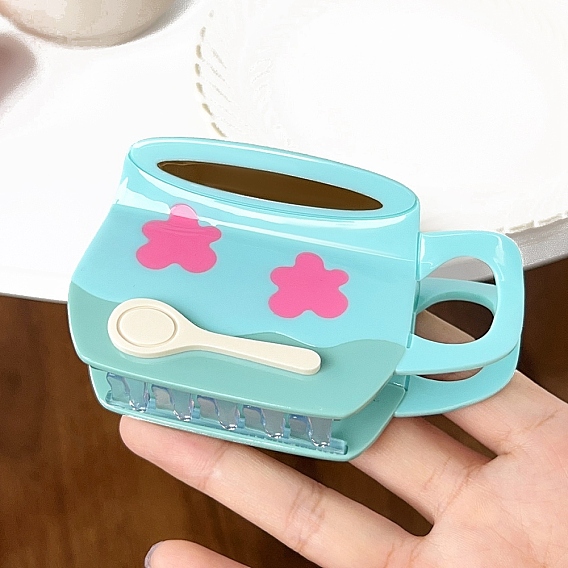 Заколки для волос с когтями из ацетата целлюлозы (смола), аксессуары для волос для женщин и девочек, чашка