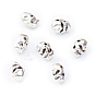 Tibetan Style Alloy Beads, Skull