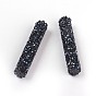 Granos del rhinestone de cristal, para hacer artesanías de joyería diy, tubo