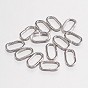 Oval Iron Jump Rings, Open Jump Rings, 11x6x1.5mm