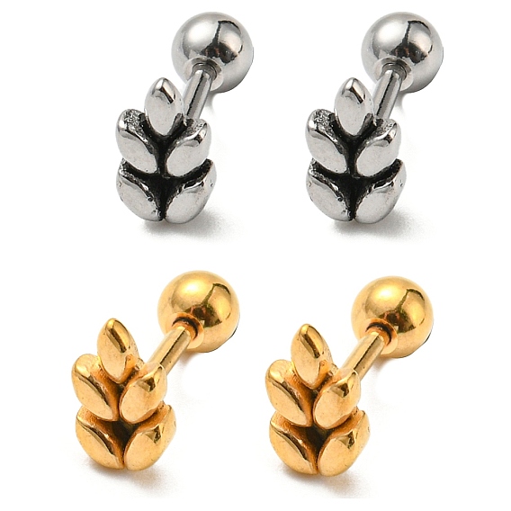 304 из нержавеющей стали серьги, хрящевые серьги, лист