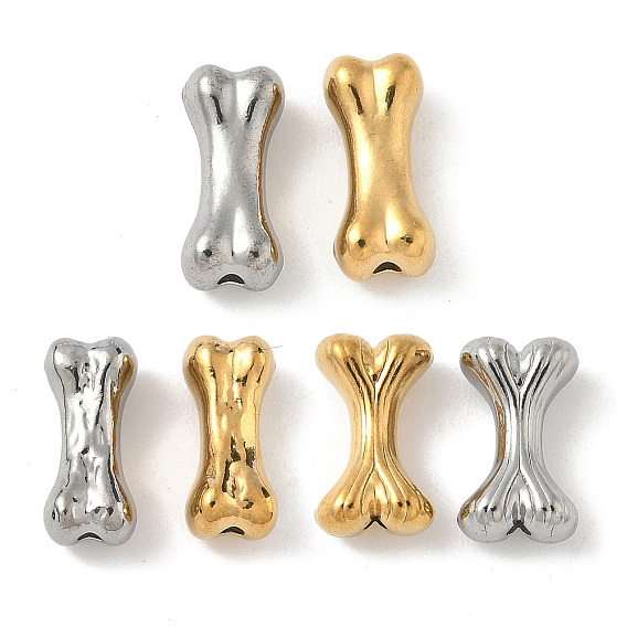 304 из нержавеющей стали бусы, ионное покрытие (ip), кость