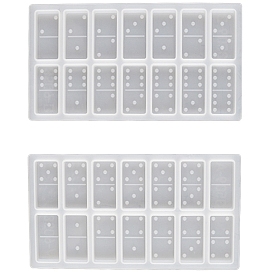 DIY Food Grade Silicone Display Molds, Resin Casting Molds, Clay Craft Mold Tools, Rectangle