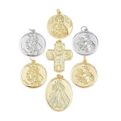 Латунные подвески, без кадмия и без свинца, стойки покрытие, долговечный, с целью перехода в кольце