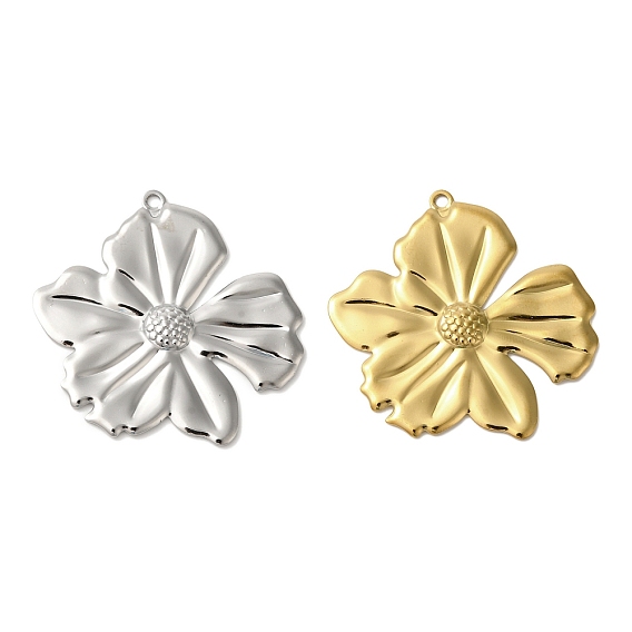 Ионное покрытие (ip) 304 подвески из нержавеющей стали, цветочный шарм