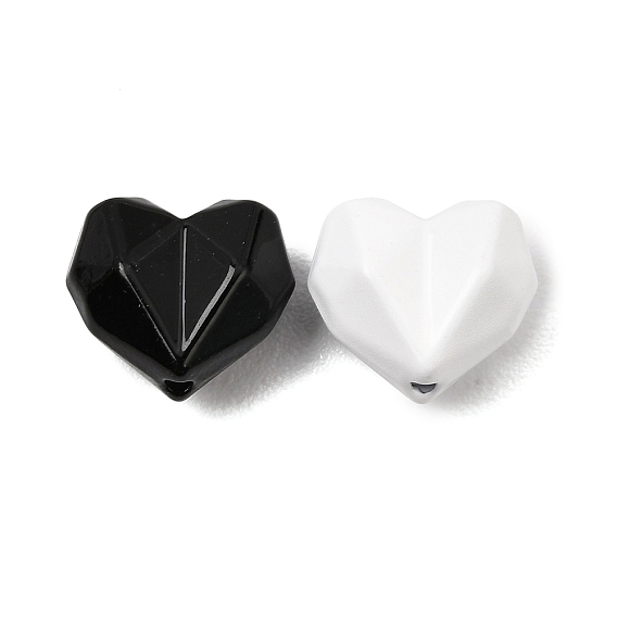 Alloy Enamel Beads, Heart