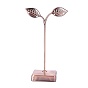 Eisen-Ohrring-Displays, Schmuck-Display-Rack, Schmuckbaumständer, Blatt