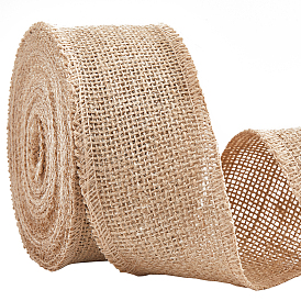 Льняная лента, для изготовления рукоделия, подарочная упаковка декор