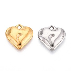 304 подвески из нержавеющей стали, шарма сердца, ионное покрытие (ip)