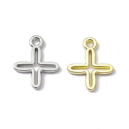 Rack Plating Alloy Charms, Cadmium Free & Lead Free, Corss Charm