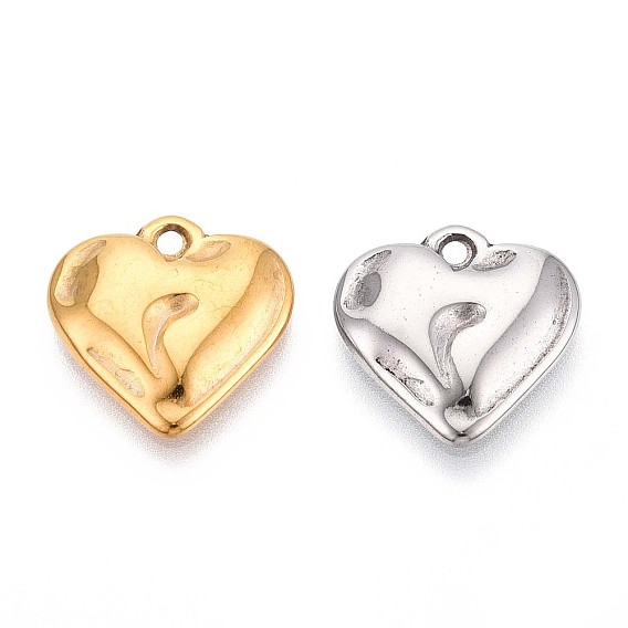 304 подвески из нержавеющей стали, шарма сердца, ионное покрытие (ip)